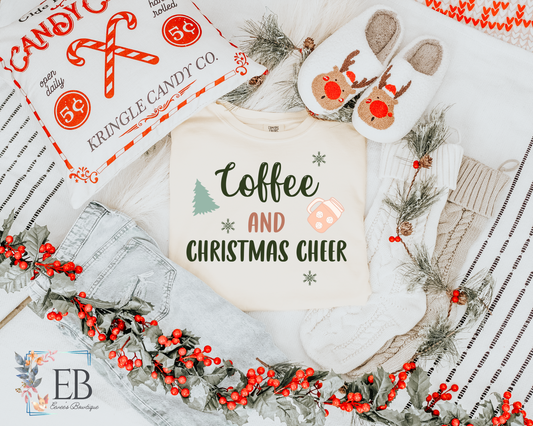 Coffee & Christmas Cheer - Adult Tee