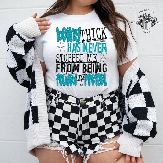 Folded Like a Pretzel Blue - Adult Tee