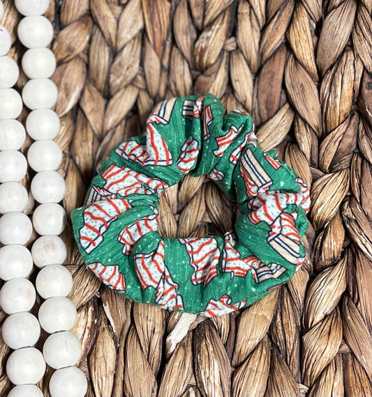 Christmas Cakes - Scrunchie (RTS)