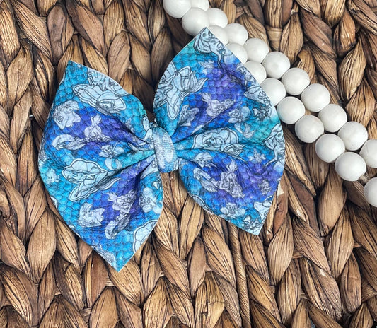 Blue Mermaid - 5” Bow