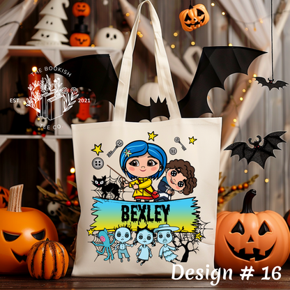 Halloween Name Bags