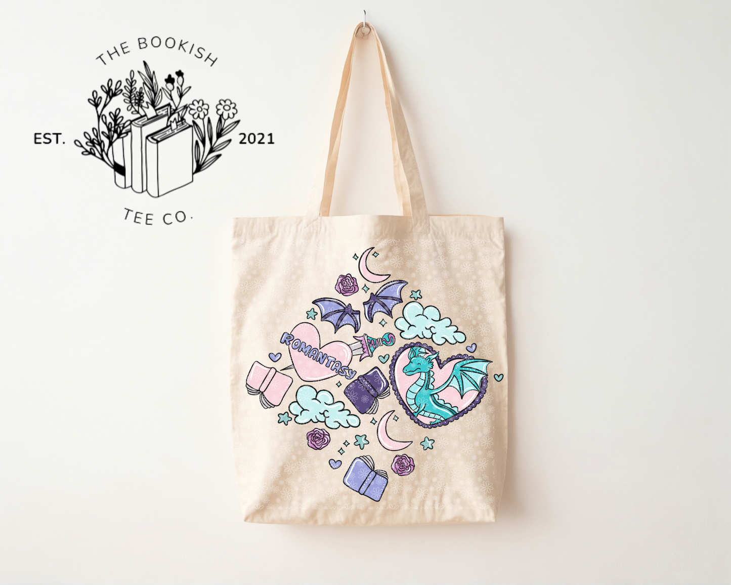 Romantasy Doodles - Canvas Tote Bag
