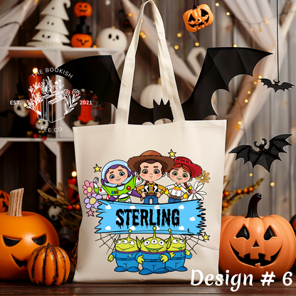 Halloween Name Bags