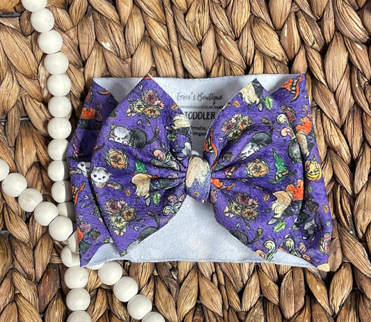 Pretty Hocus - Toddler Big Bow Wrap (RTS)