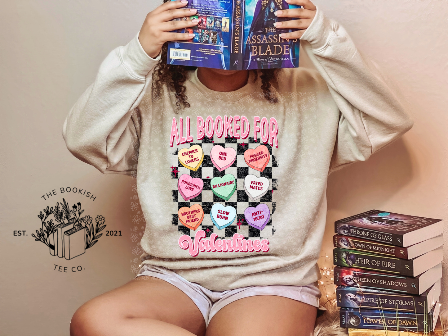 All Booked for Valentines - Adult Tee