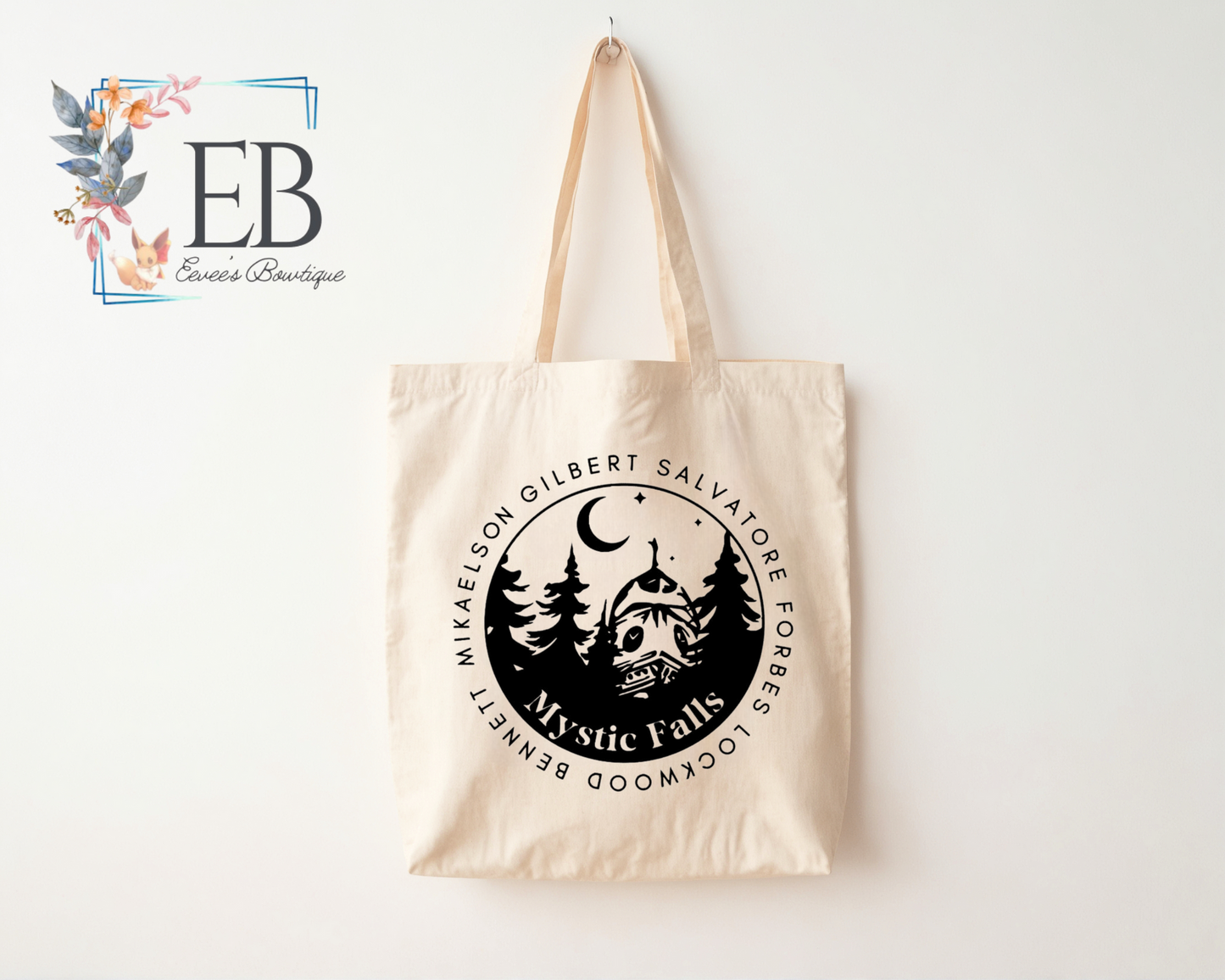 TV Inspired Canvas Tote Bag