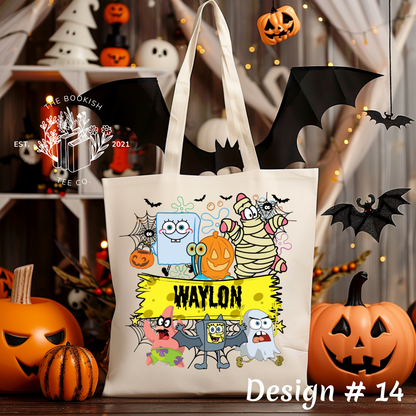 Halloween Name Bags
