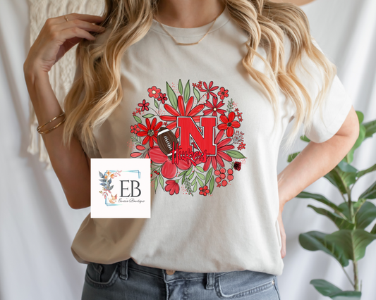 Floral NE - Adult Tee