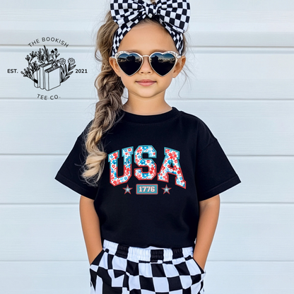 USA Floral - Youth Tee