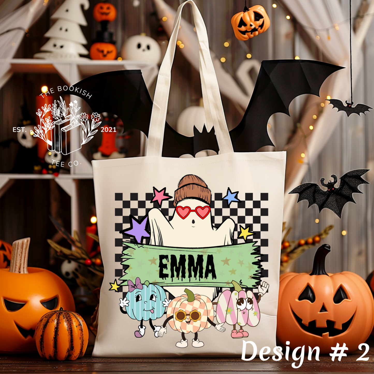 Halloween Name Bags