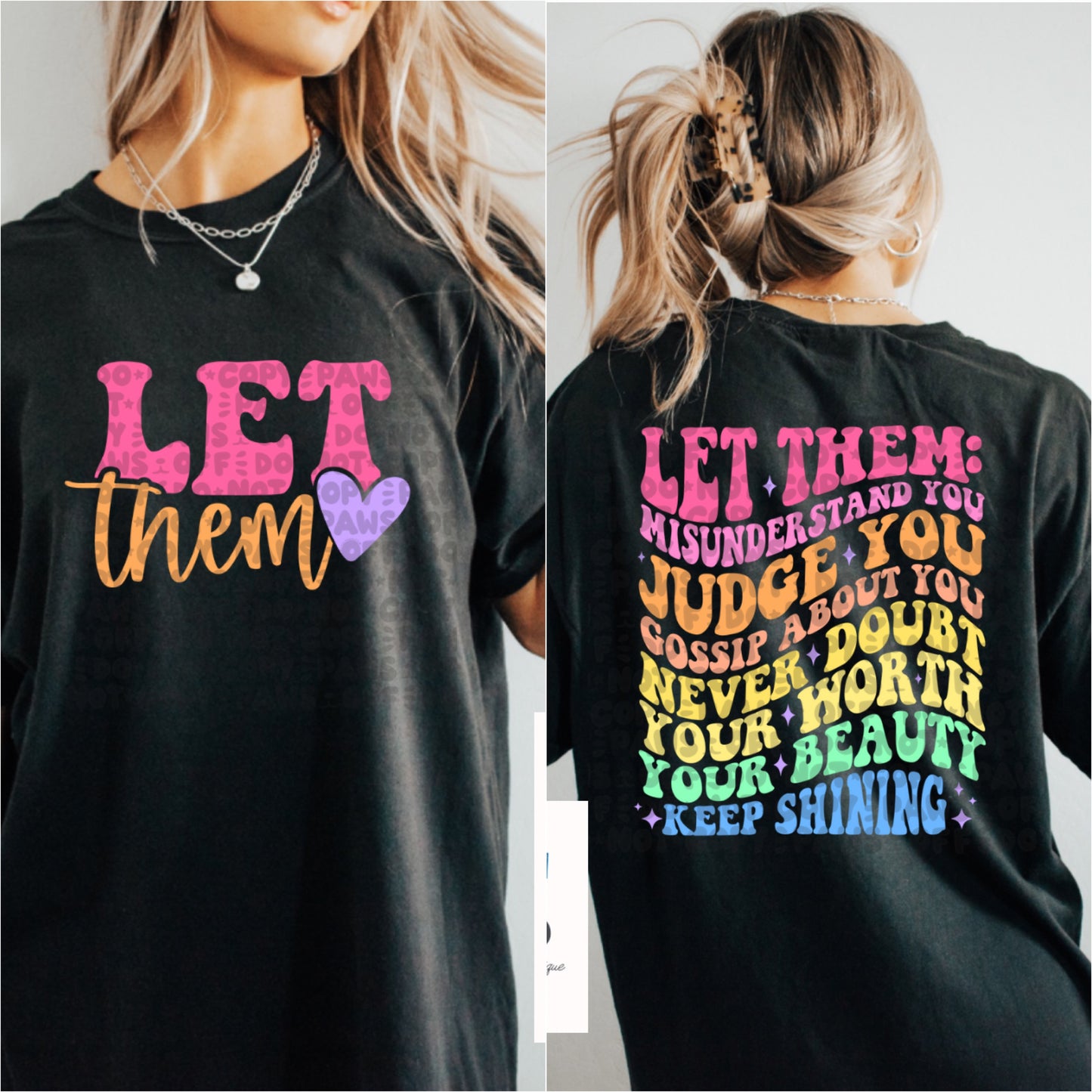 Let Them - Adult Tee