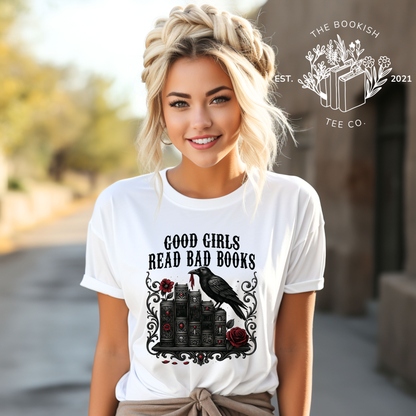 Good Girls Read Bad Books - Adult Tee