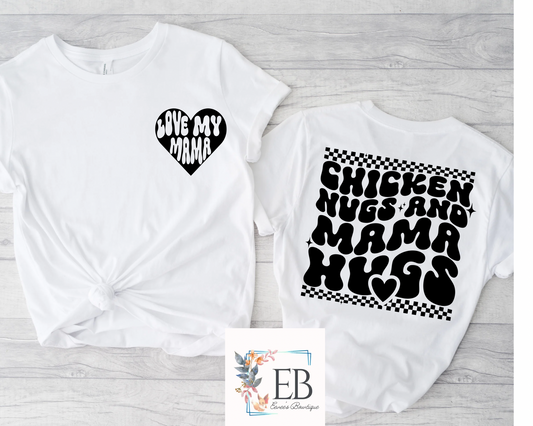 Chicken Nugs & Mama Hugs - Youth Tee