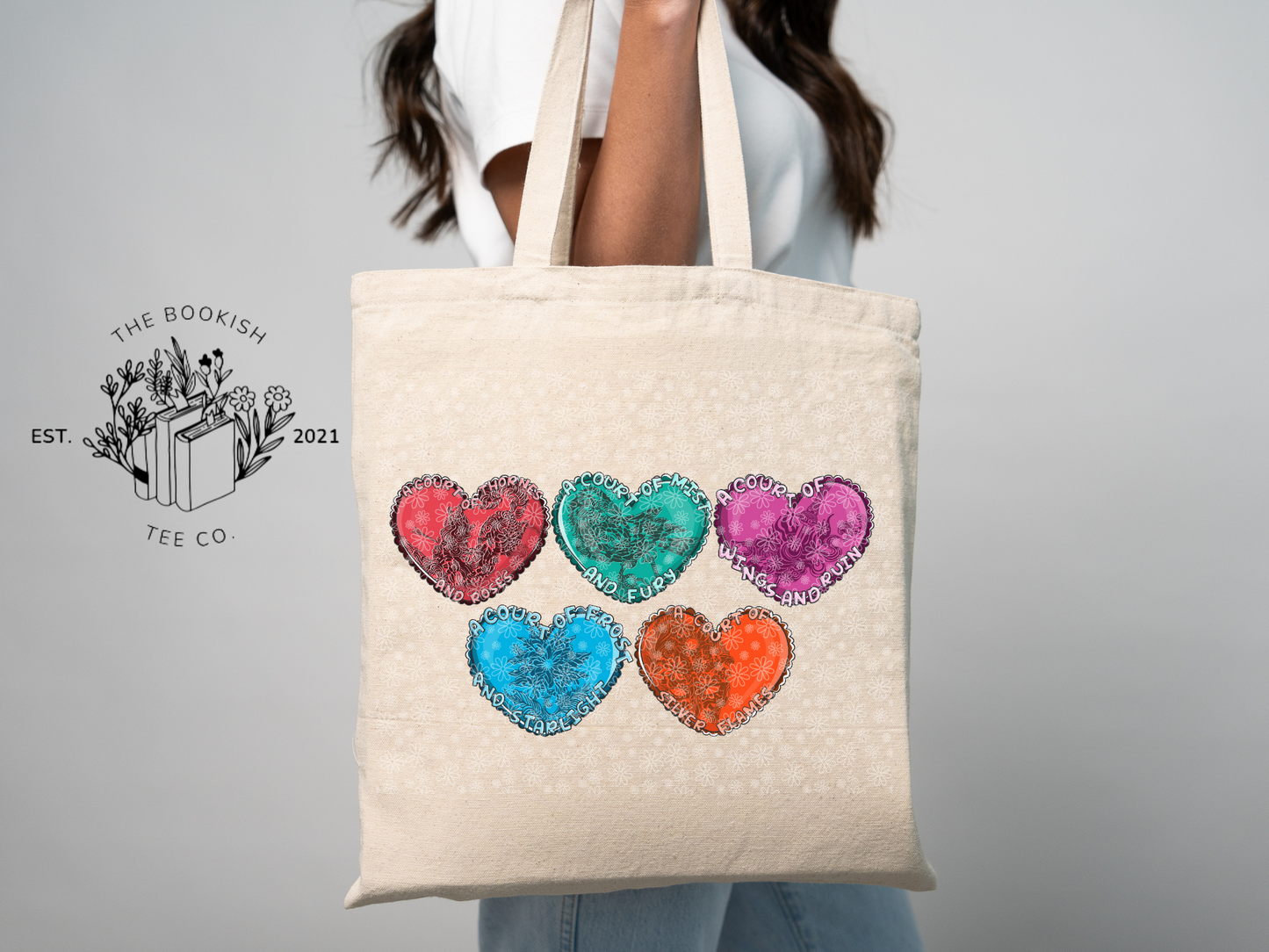 Aco Hearts - Canvas Tote Bag