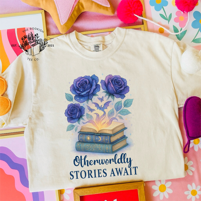 Otherworldly Stories Await - Adult Tee