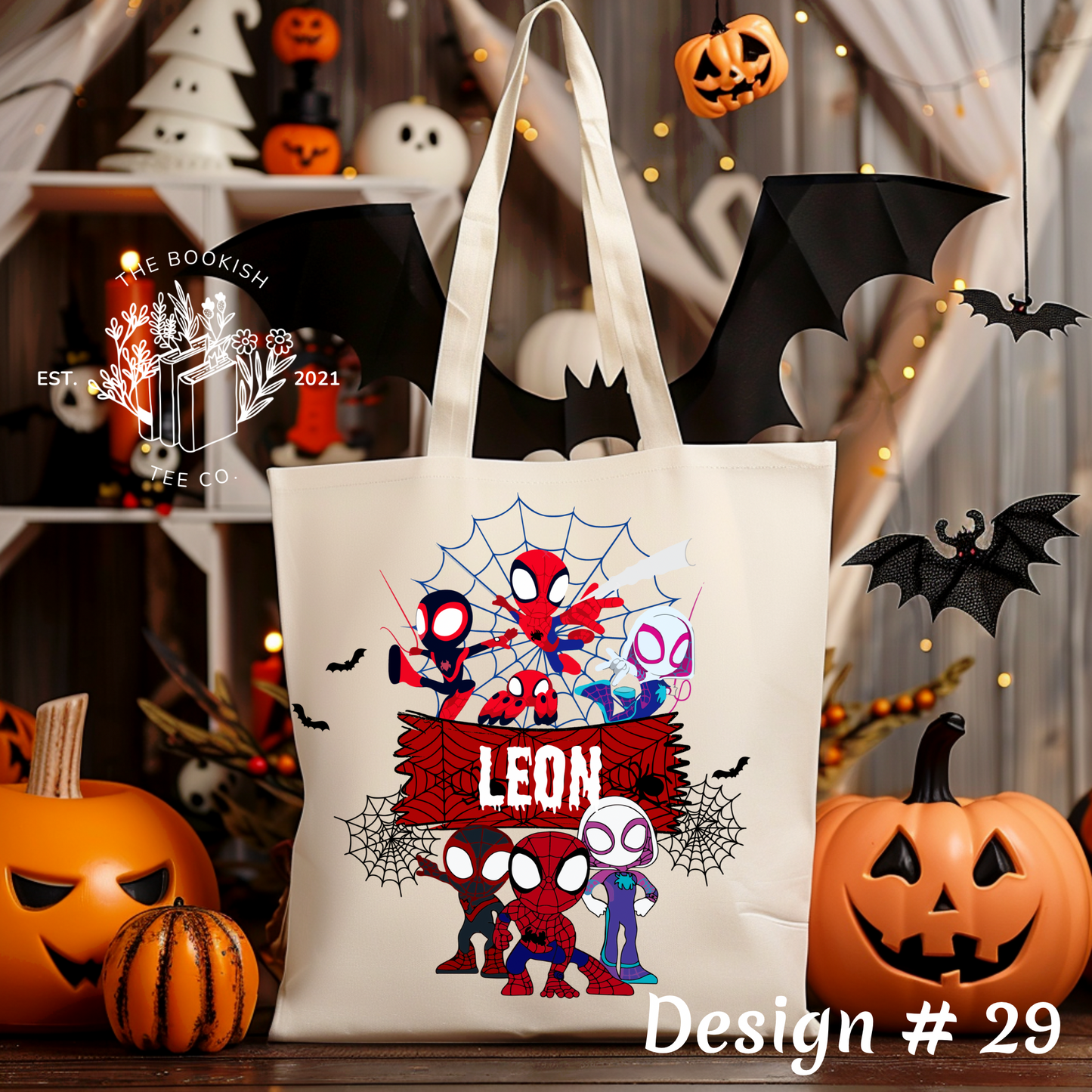 Halloween Name Bags