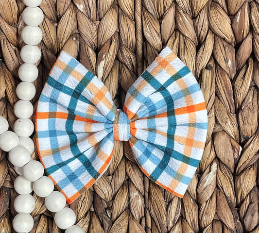 Fall Plaid - 5” Bow