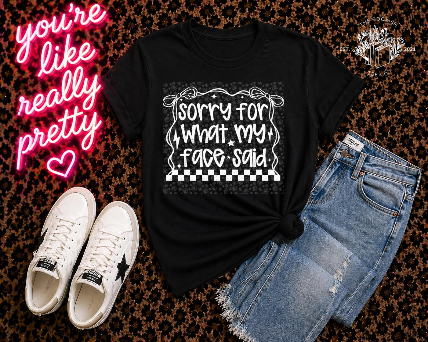 Sorry for What My Face Said - Adult Tee