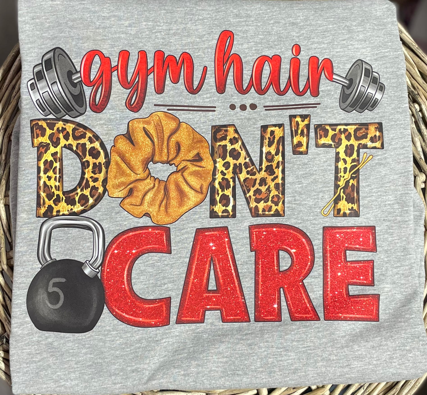 Gym Hair Don’t Care - Adult Tee