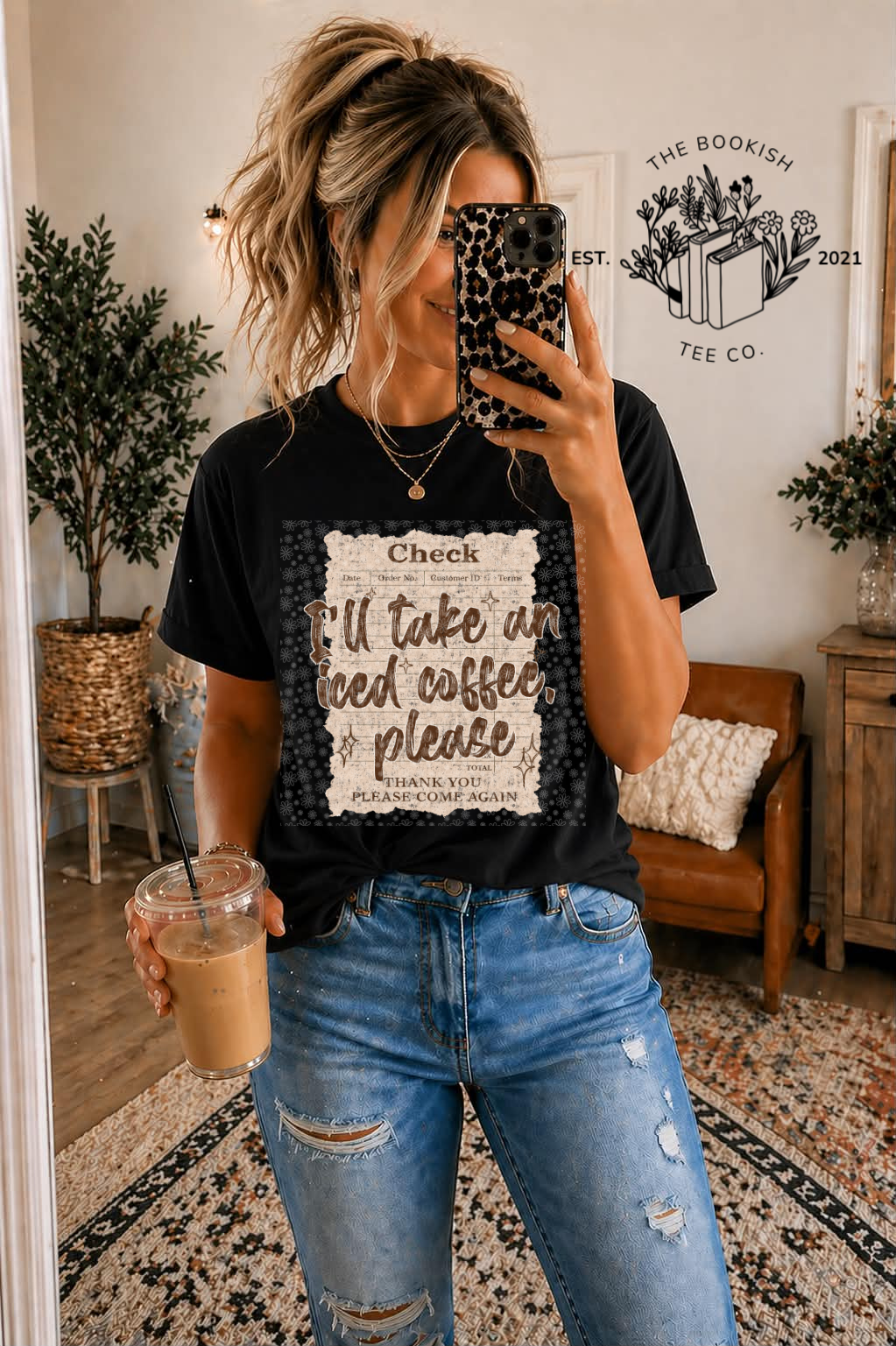 Iced Coffee Please - Adult Tee