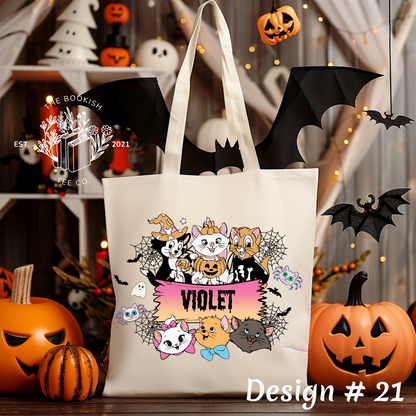 Halloween Name Bags