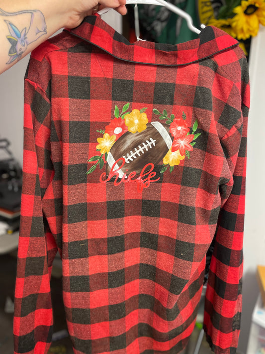 Floral KC - Adult Flannel (RTS)