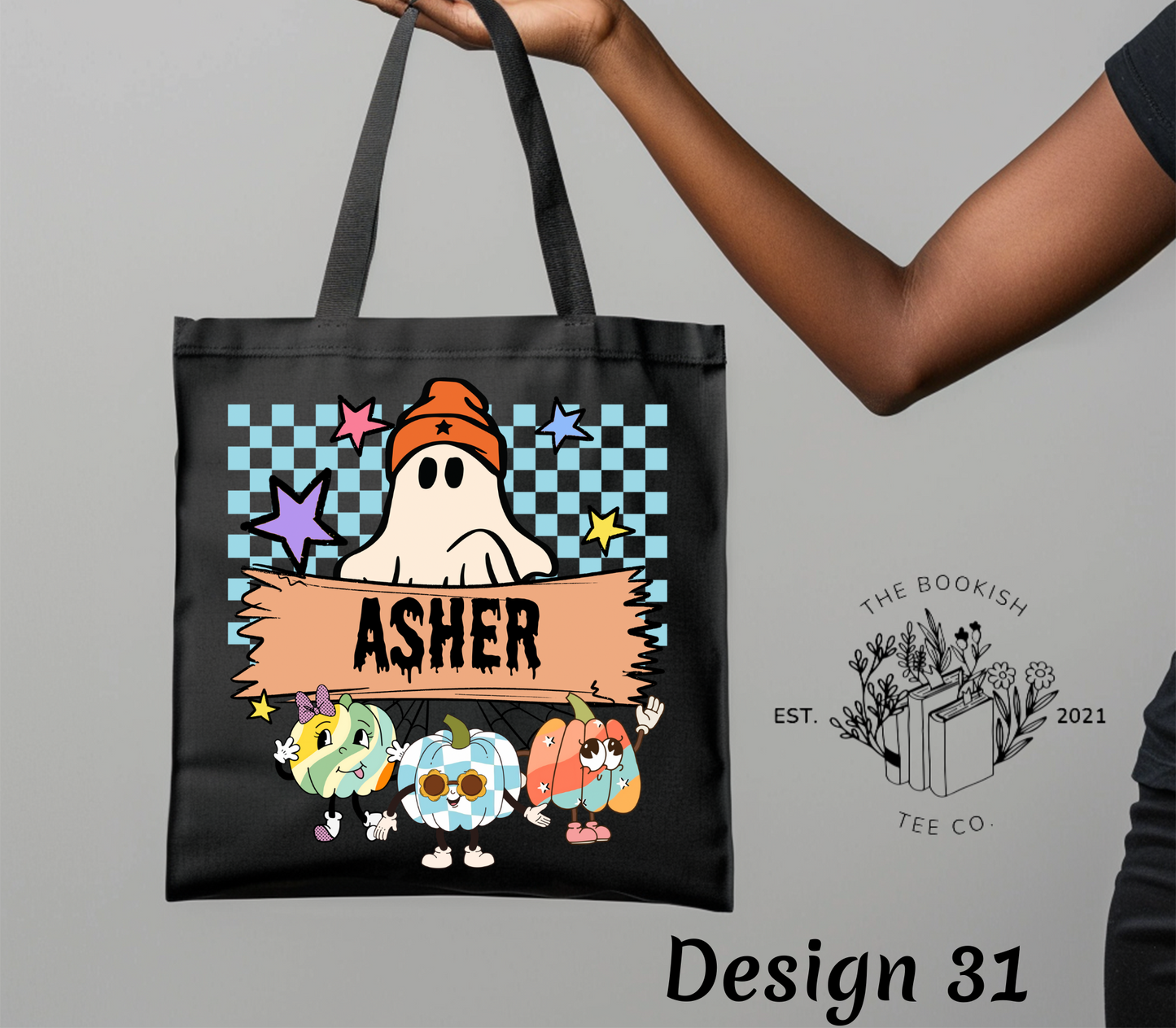 Halloween Name Bags