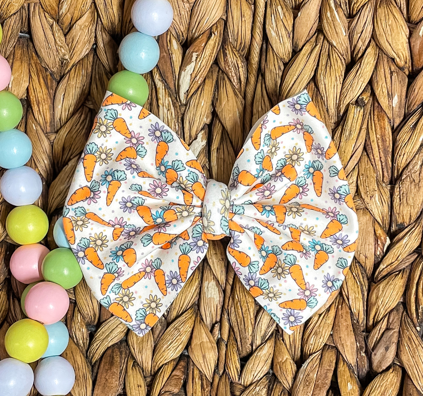 Easter Carrots - 5” Bow