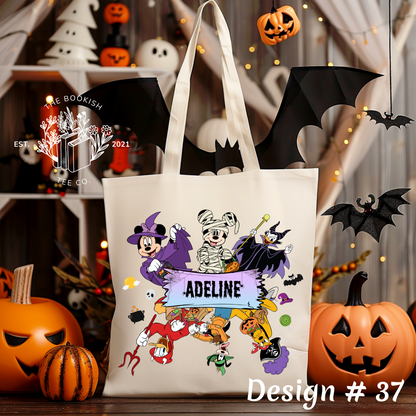 Halloween Name Bags