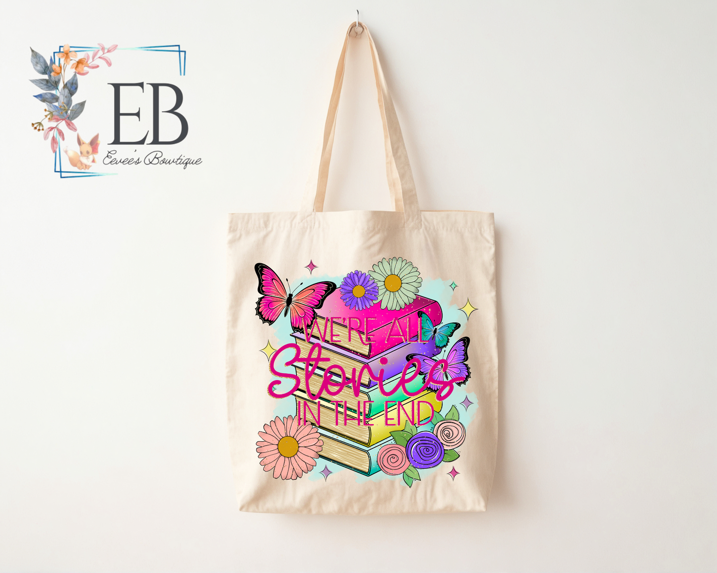 Bookish Canvas Tote Bag