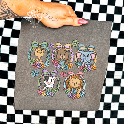 Reading Animals - Adult Tee