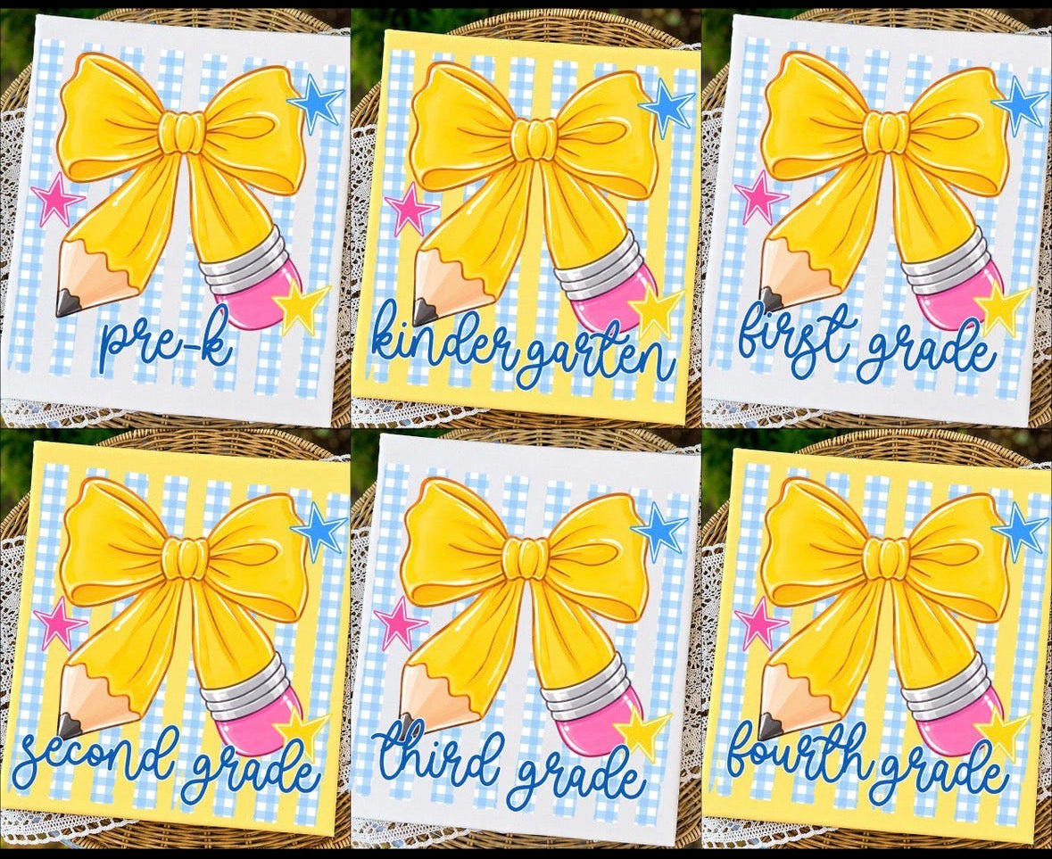 Pencil Bow Grades - Youth Tee
