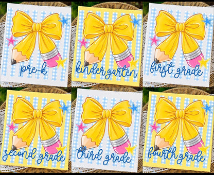Pencil Bow Grades - Youth Tee