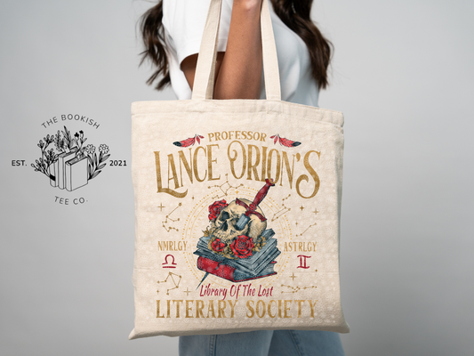 Lance’s Literary Society - Canvas Tote Bag