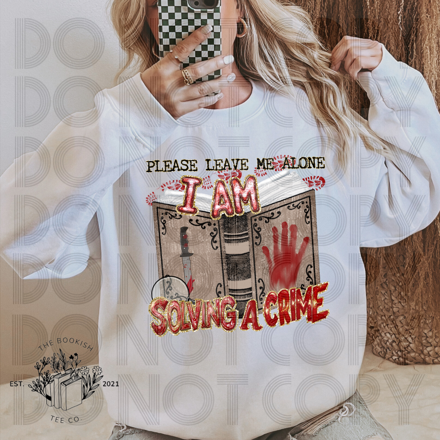 I Am Solving a Crime - Adult Tee