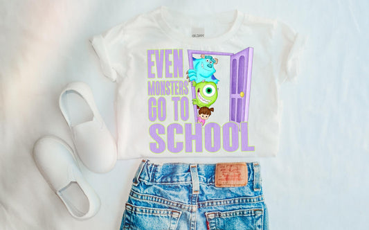 Even Monsters Go to School - Youth Tee