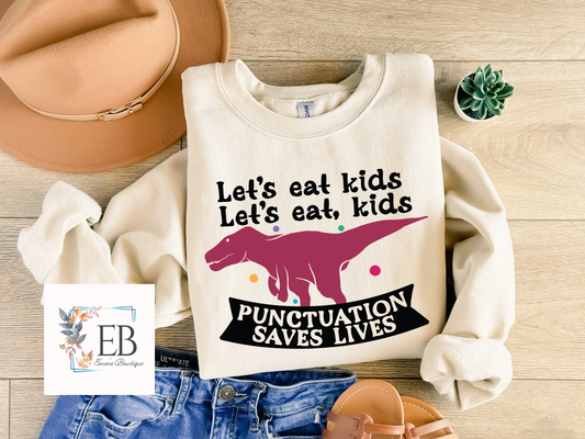 Punctuation Saves Lives - Adult Tee