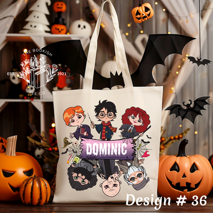 Halloween Name Bags