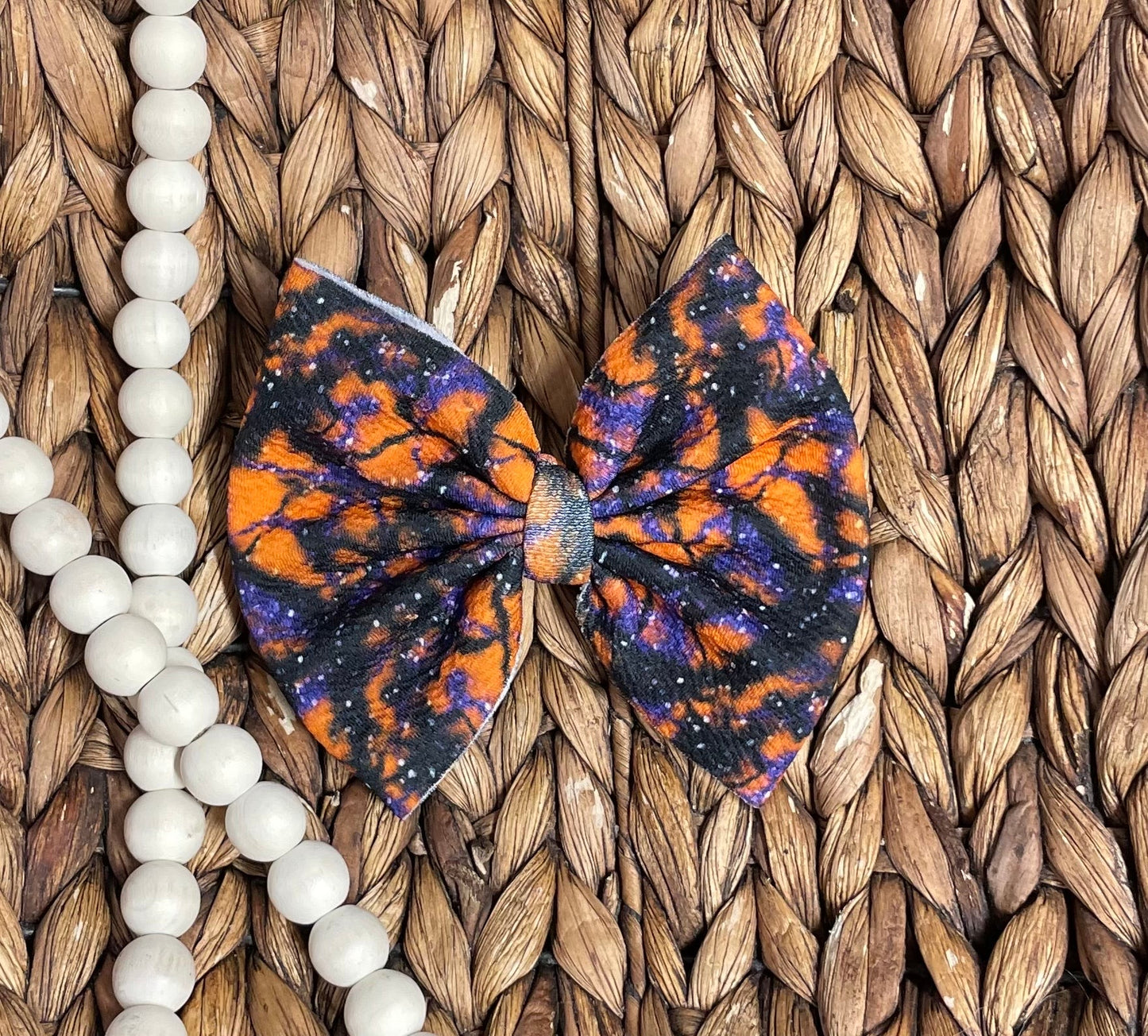 Halloween Marble - 5” Bow