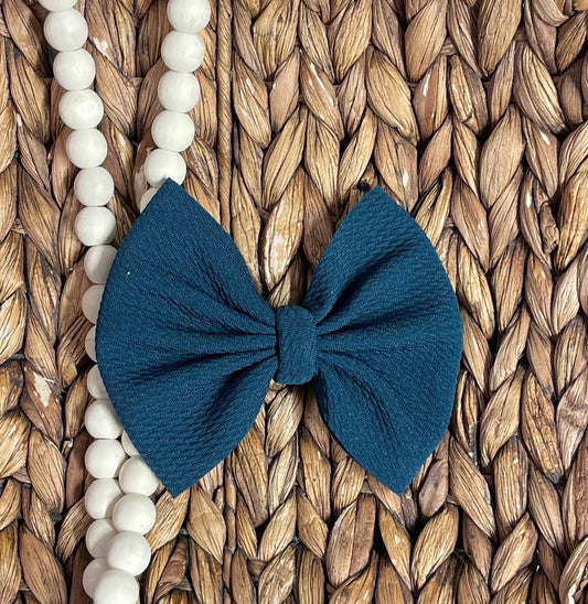 Dark Teal - 5” Bow