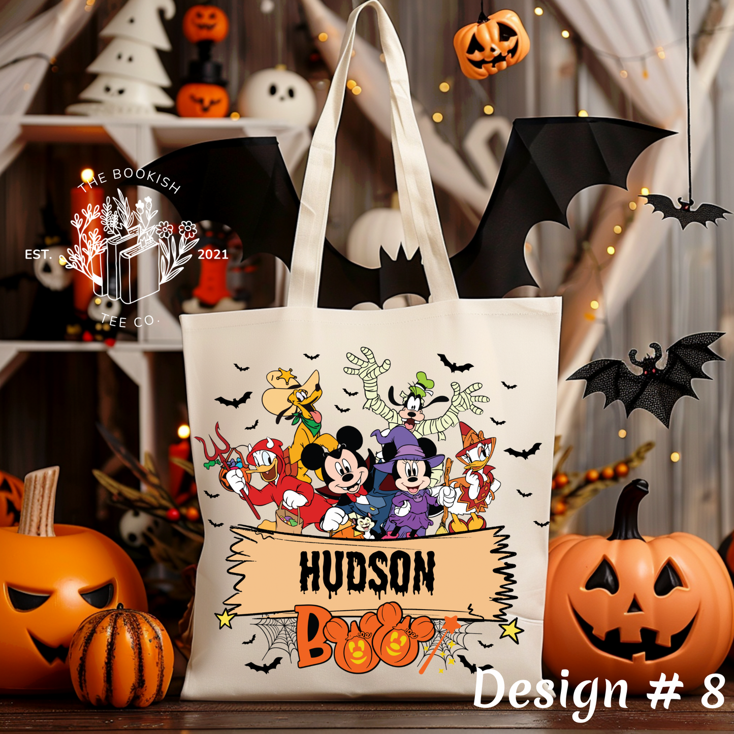 Halloween Name Bags