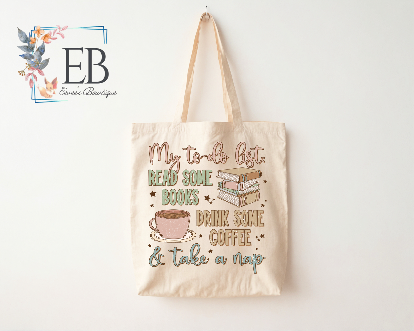 Bookish Canvas Tote Bag