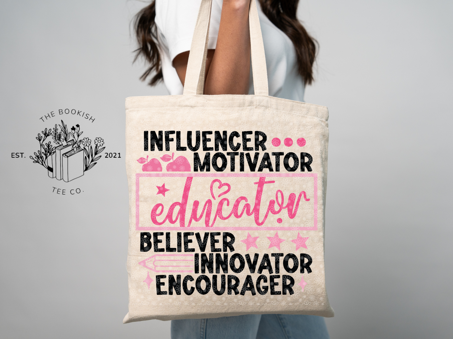 Educator - Canvas Tote Bag (7 Business Day TAT)