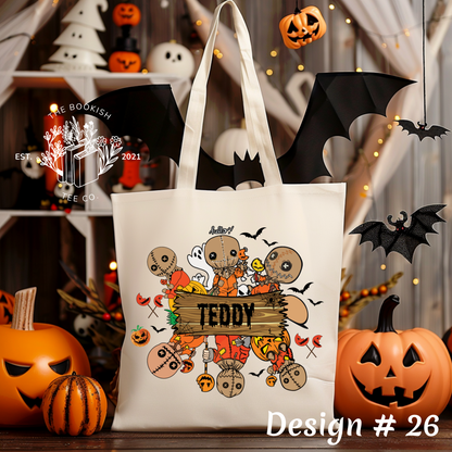 Halloween Name Bags