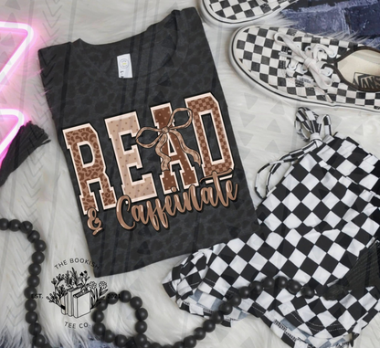 Read & Caffeinate - Adult Tee