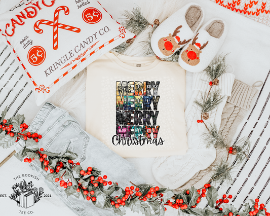 Merry Bookmas - Adult Tee