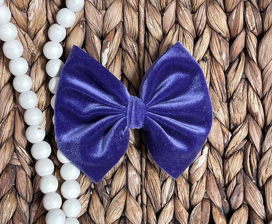 Purple Velvet - 5” Bow