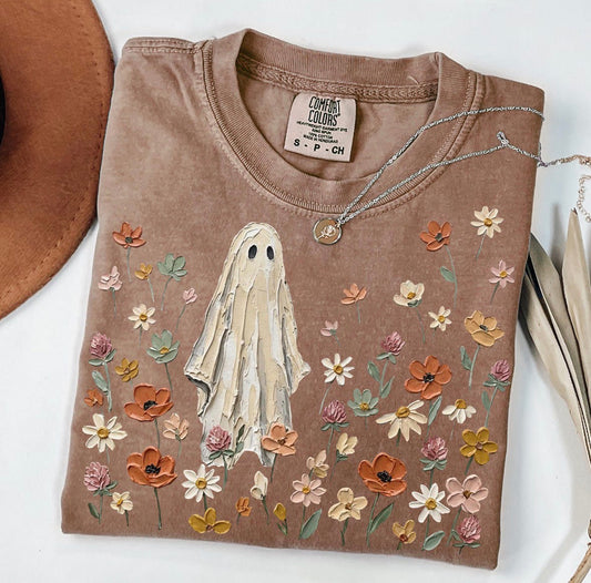 Floral Ghost - Adult Tee
