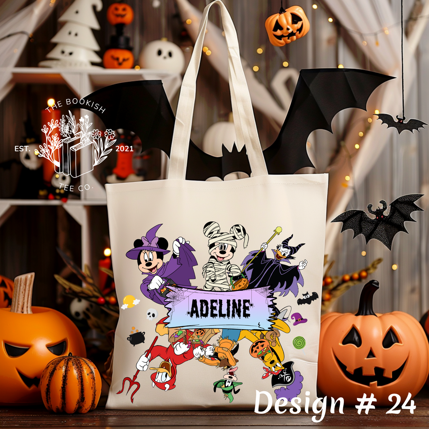 Halloween Name Bags