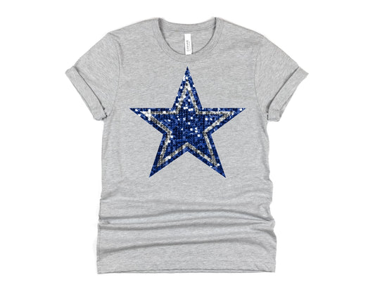 Sequin Football Teams (ALL TEAMS ARE IN THIS LISTING) - Youth Tee